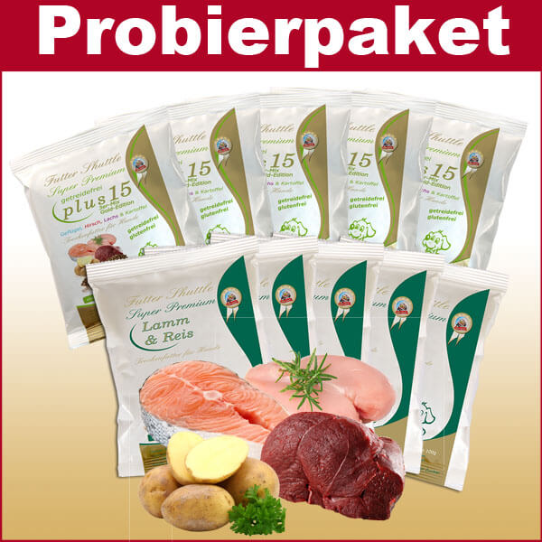 Probierpaket Hunde Trockenfutter