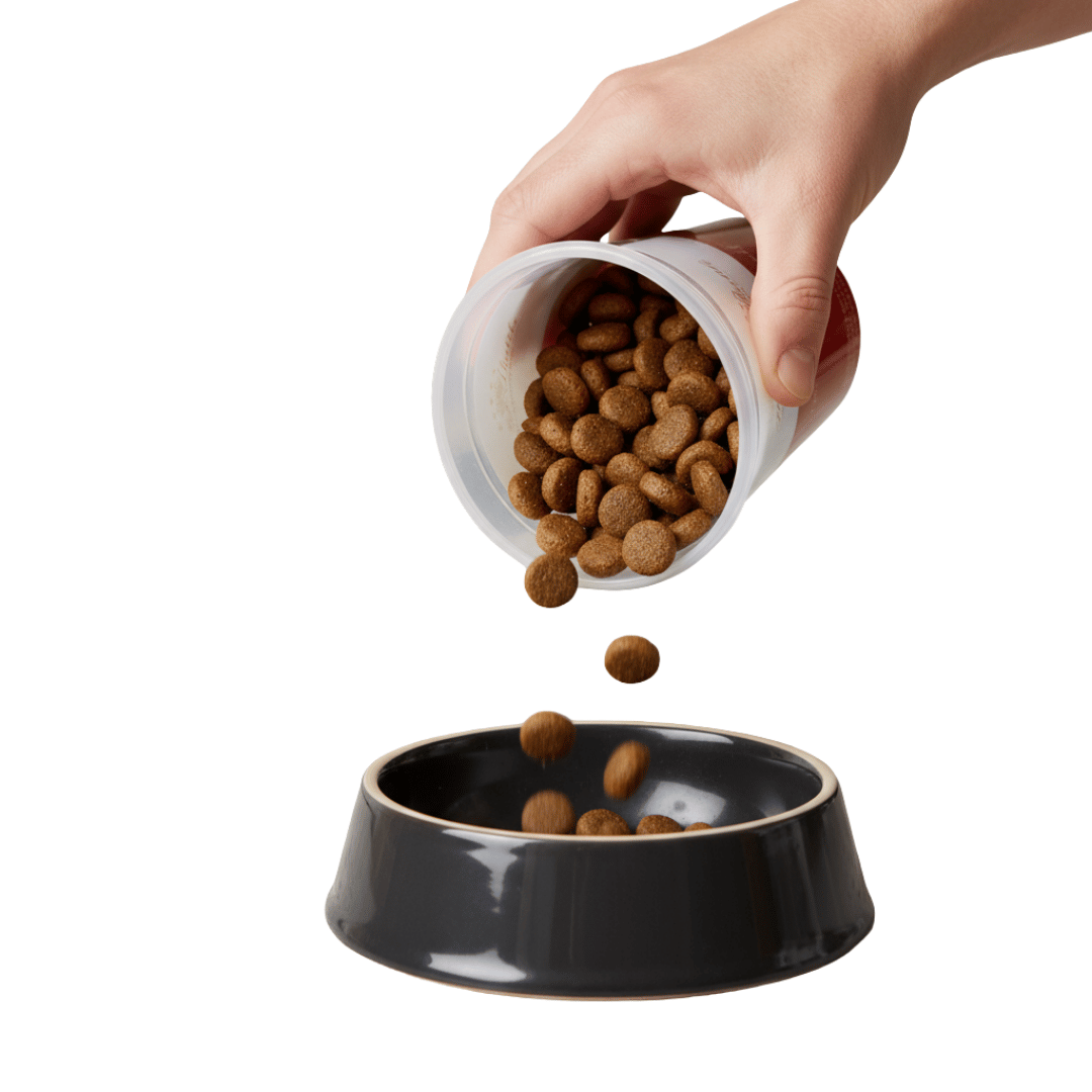 Futter Shuttle Messbecher 200g – Präzises Portionieren für Hunde- und Katzenfutter