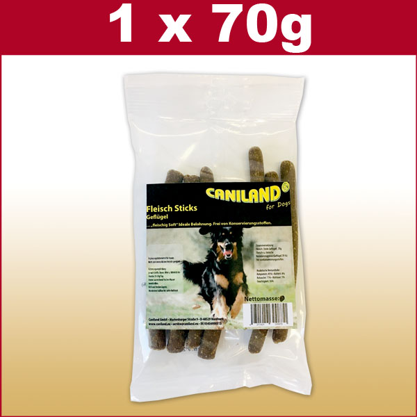 Hundesnack ohne Getreide | Geflügel Stangen | Getreidefreier Hun