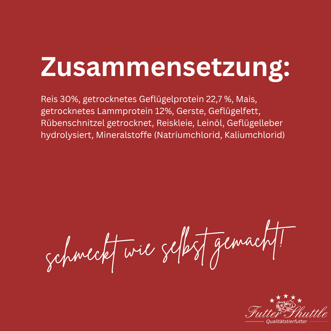 Premium Lamm & Reis Sensitiv 10kg - Hunde Trockenfutter