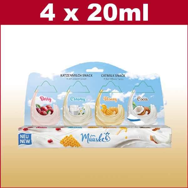 Katzenmilch Muuske im 4-er Set