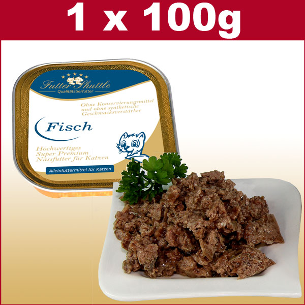 Angebot Katzen Nassfutter in höchster Qualität als XXXL Sparpaket. Praktische Portionsgerechte 100g Schalen. Spitzenqualiität von Futter Shuttle