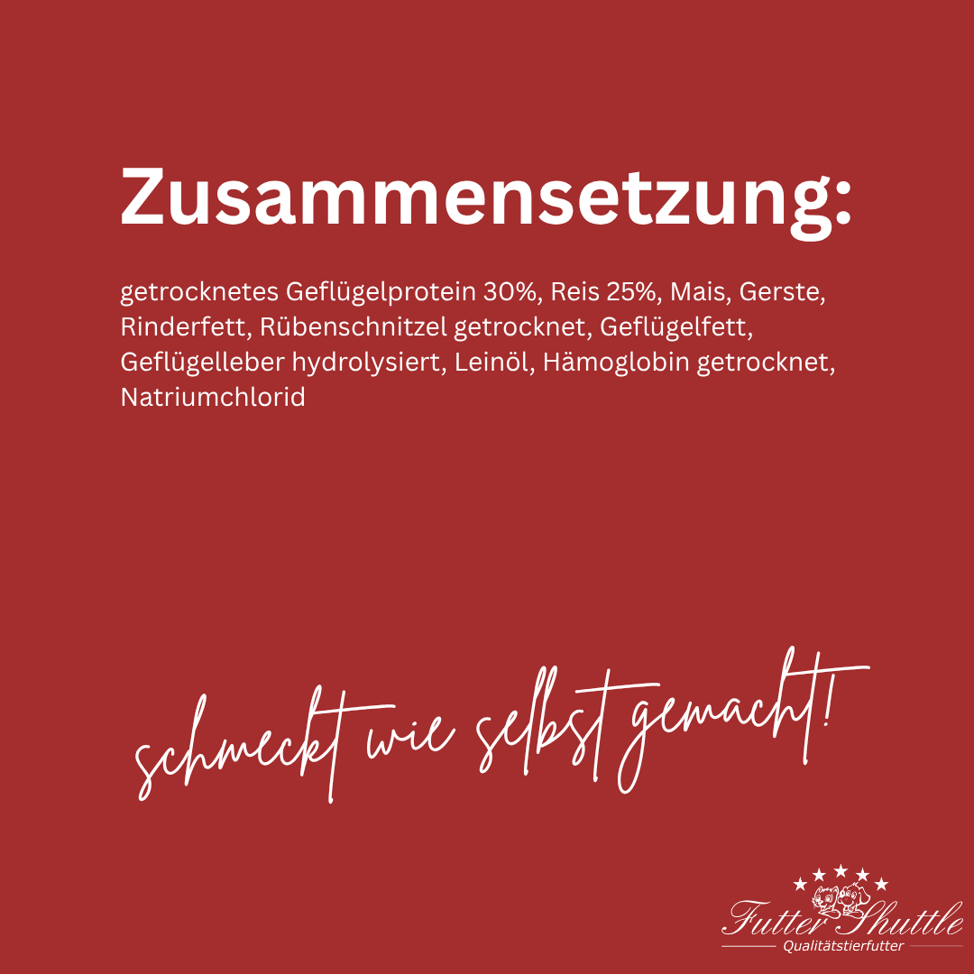 Trockenfutter für kleine Hunde. Mit Geflügel 3kg - Kleine Rassen