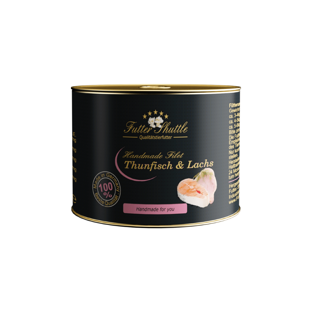 Nassfutter für Katzen Filet Thunfisch und Lachs – Handmade Superfood aus der Filet Manufaktur