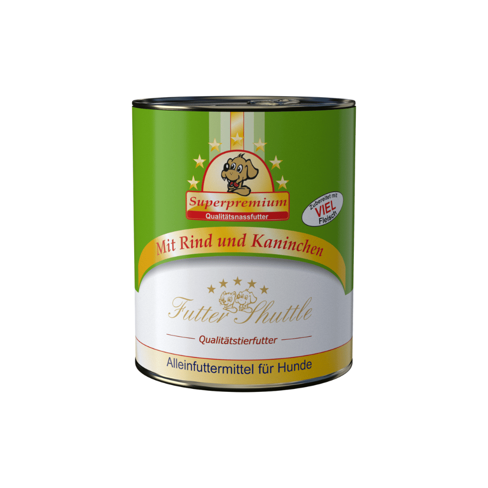 XL Sparpaket Hunde Nassfutter 54 × 800 g – Premium Metzgerqualität | Alleinfuttermittel für Hunde