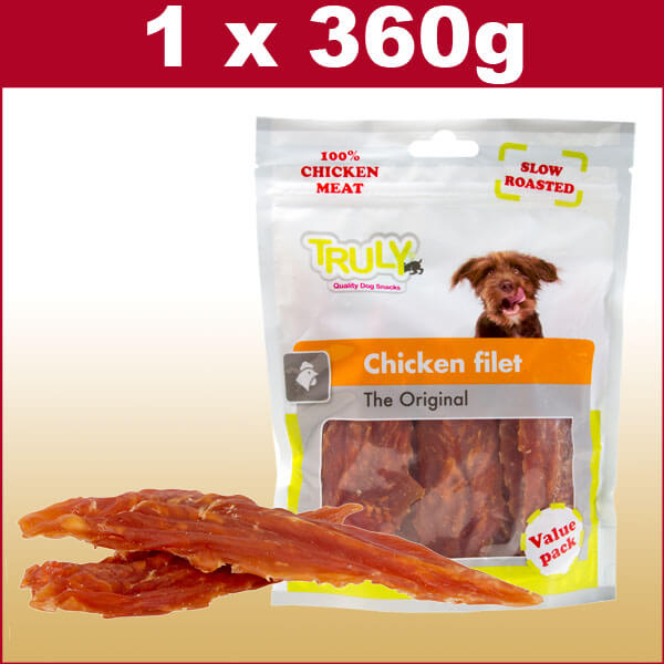 Hunde Snack Chicken Filet. Big-Pack - 360 Gramm Geflügel Filet