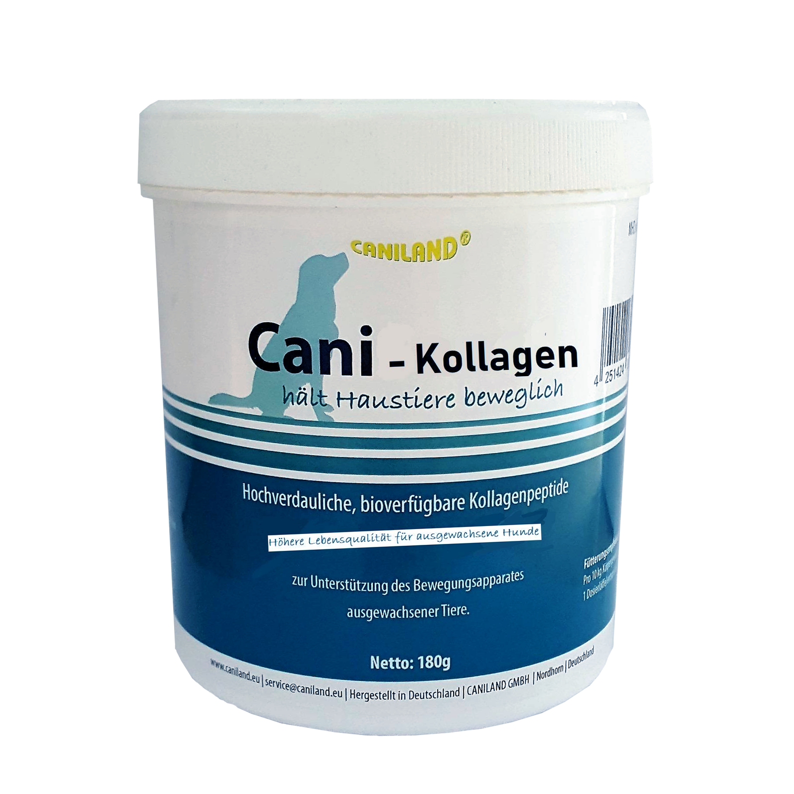 Arthrose beim Hund? Cani-Kollagen - Hochverdauliche, bioverfügbare Kollagenpeptide. Ergänzungsmittel für Hunde