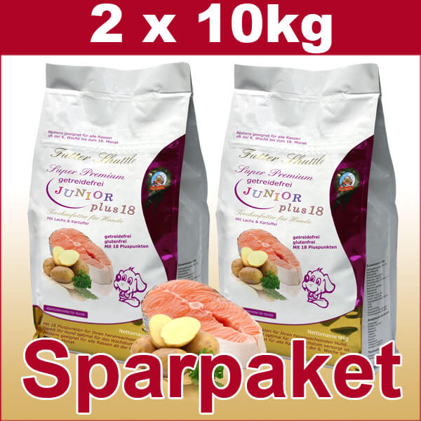 Sparpaket Getreidefreies Welpenfutter und Junior Hundefutter Get