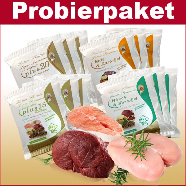 Probierpakete Hundefutter